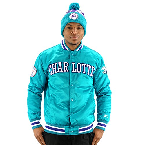 charlotte hornets satin jacket