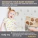Cuddly Cubs 2 Pack Jersey Cotton Crib Mattress Sheets for Baby Boy, Girl - Grey Stripes, Sheep Toddler Bed Sheets - Fits Standard 28 x 52