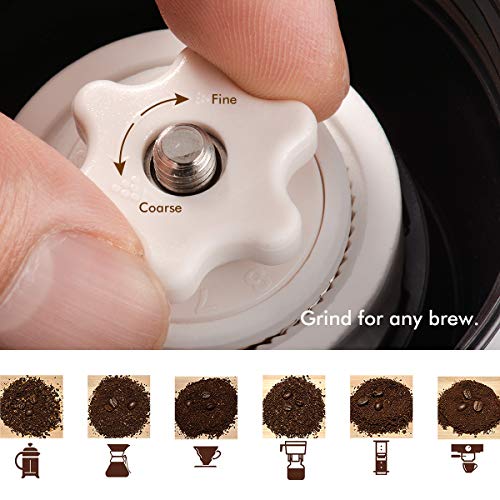 Soulhand Manual Coffee Grinder 9 Adjustable Settings Portable Coffee