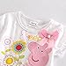 Coralup Little Girls Sequins Unicorn Tiered Ruffle Swing Casual Dress(7-8 Years,Navy)