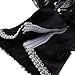 Flameer Off Shoulder Tube Top Princess Doll Dress, 1/3 BJD Doll Wedding Party Outfits, 60cm Girl Doll Formal Dress Black