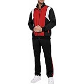 Sun Lorence Men's Tracksuits Casual 2 Piece Sweatsuits Set Full Zip Track Suits Mens Athletic Running Jogging Sweat Suits Men