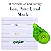 Mr. Pen– 9 Pcs Correction Set, 6 Correction Tapes, 393 inches Each with 3 Free Bonus Erasers, Tear Resistant Correction Tape, Correction Tape White Tape, tape eraser (Correction Tapes)