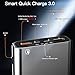 EMNT Portable Charger, Ultra Capacity 22000mAh Portable Power Bank,Dual USB External Battery Pack with Type C Output&Input and QC3.0 Output for iPhone X/8/8 Plus/7/7plus,Samsung galaxys9 s8 s7 Grey