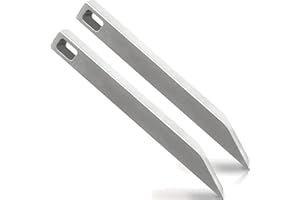 HEAVENLY METALS EDC Stainless Steel Pry Bar 2 Pack - Heavy Duty Mini Keychain Prybar - Mighty Miniature Portable Multitool, Screwdriver, Bottle Opener, & Box Opener