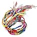 Meily 50pcs Wholesale Jewelry Lot Braid Strands Friendship Cords Handmade Bracelets Colorful