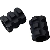 2 Pack Paracord Bead Titanium Type C Knife Lanyard Bead Titanium EDC Knife EDC Gear Keychain Paracord Bracelet Accessories Flashlight Charm Pocket Tools Zipper Puller Gift for Men (Black)