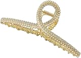 VNEWSCHI Pearl Crystal Hair Claw Clips Big Non Slip Strong Hold Hairpins Women view 7