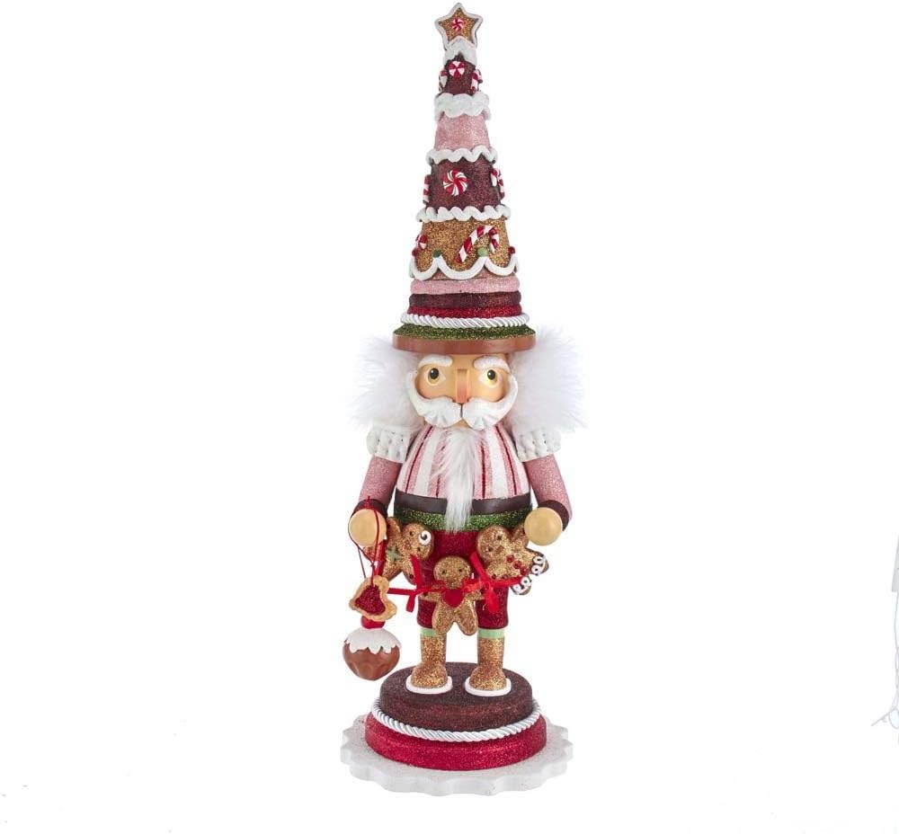 Nutcrackers - Kurt S. Adler 17.5-Inch Hollywood Gingerbread Tree Hat Nutcracker, Multi