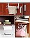 Stainless Steel Kitchen Paper Hanger - Paper Towel Holder - Kitchen Paper Hanger Bathroom Towel Roll Stand Organizer Rack for Under Cabinet and Over the Door