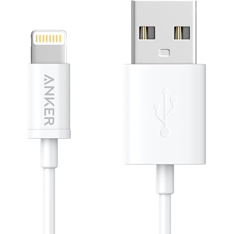 Anker プレミアムライトニングケーブル 【iPhone 11 / 11 Pro / 11 Pro Max / XR / 8 対応 / Apple MFi認証】 コンパクト端子 (ホワイト 0.9m)