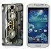 Retro Old-Type CD Magnetic Tape Image Design Snap-on Hard Back Case Cover for Samsung Galaxy S4 IV i9500 - 1 Pack - Retail Packaging