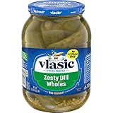 Vlasic Whole Zesty Dill Pickles, Keto Friendly, 6