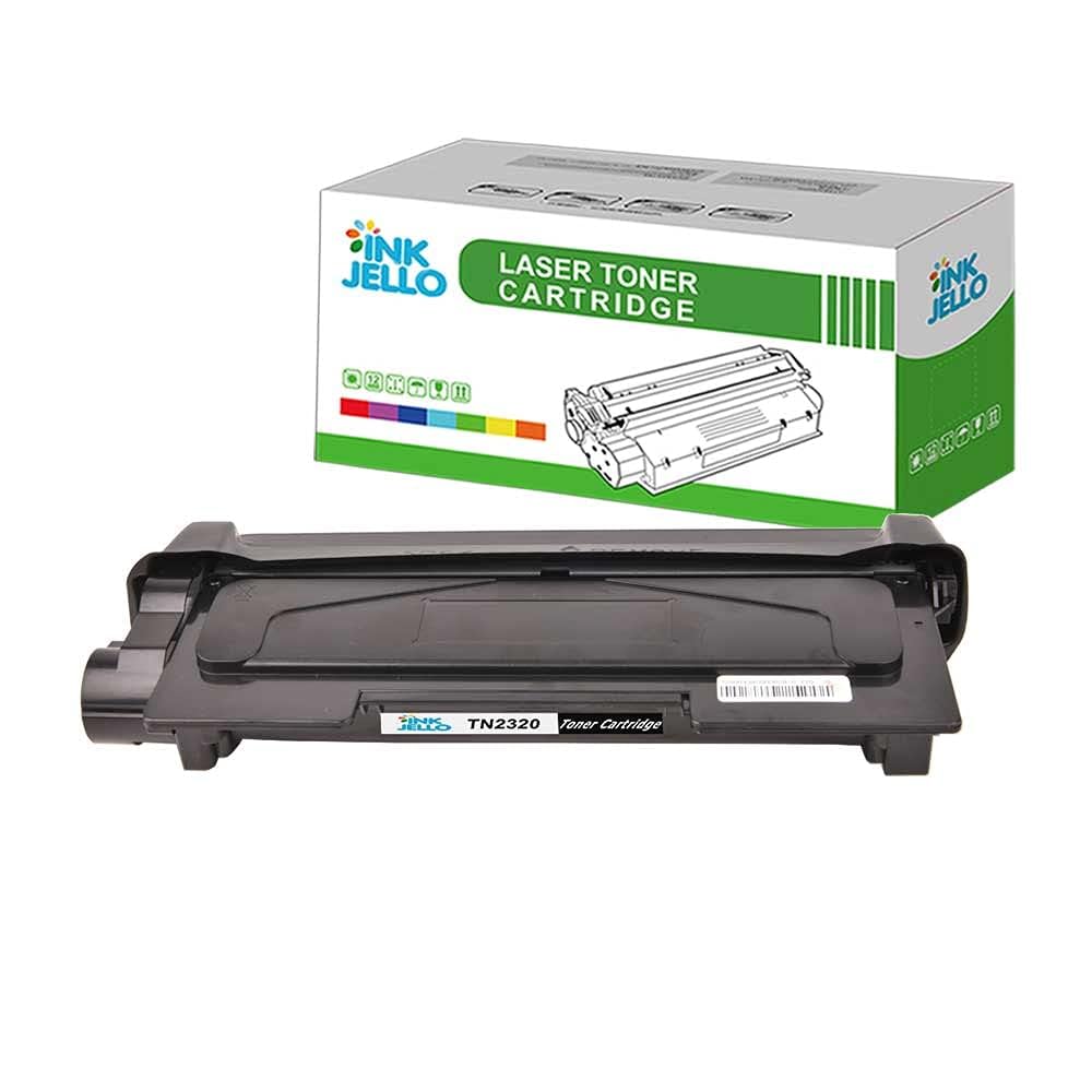 Inkjello Toner Cartridge For Printer,Compatible with Brother DCP-L2500D DCP-L2520DW DCP-L2540DN HL-L2300D HL-L2340DW HL-L2360DN HL-L2365DW MFC-L2700DN MFC-L2700DW MFC-L2720DW MFC-L2740DW TN2320(Black)