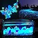 Oubest Fish Tank Rocks Glow Blue/Glow in The Dark Pebbles for Garden/Fish Tank/Aquarium/Plant Pots/Bonsai Walkway/Driveway 100pcsthumb 3