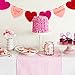 Whaline Valentine's Day Felt Heart Garland Banner for Indoor Outdoor Wedding Engagement Anniversary Party Favor(9.8 feet)