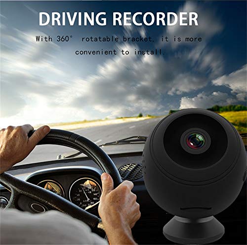 Sonmer V1 Mini Home Security Surveillance WiFi IP Camera, 155° Wide Angle,Support 1080P HD Night Vision Motion Detection Magnetic Base Intelligent Alarm