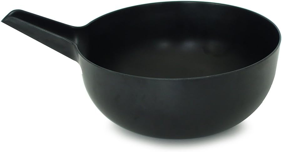BIOBU by EKOBO 68760 Pronto Bowl Black Large Multi Purpose Bowl, Bamboo/Melamine Resin 35 x 25.5 x 14 cm