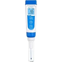 Apera Instruments Premium-Series PH60S Food pH Pocket Tester Kit, Swiss Spear pH Electrode, ±0.01 pH Accuracy, -2.00-16.00 pH