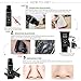 Blackhead remover Charcoal Peel Off Black Mask with Free Brush & 20 PCS Cotton Pad for White/Blackhead Pore Cleansing Set