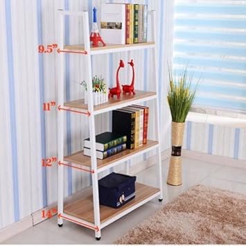 Amazon Com Heavy Duty Metal Home Decorate Bookcase Choose 3 4