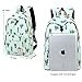 Backpacks Pineapple University Bookbag Cactus Daypack Lightweight Canvas College Bags by AOAKY (Green-Cactus)