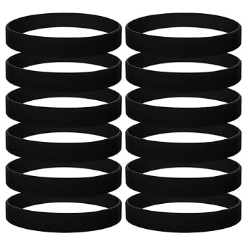 Gogo Pulseras de Silicona Pulseras de Goma para Adultos Accesorios ...