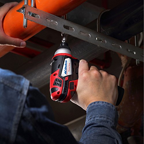 ACDelco G12 Series 3-Tool Cordless Combo 2-Speed Drill/Driver+ Impact Driver + Ratchet Wrench, 2-battery, ARW1208-K10 - Thumbnail 7