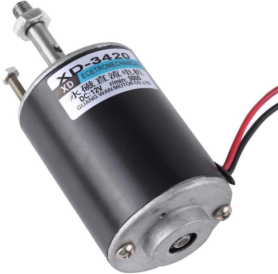High Torque Permanent Magnet DC Motor, 12/24V 30W High Speed CW/CCW DC Motor For DIY Generator(12V, 3500RPM) - - 