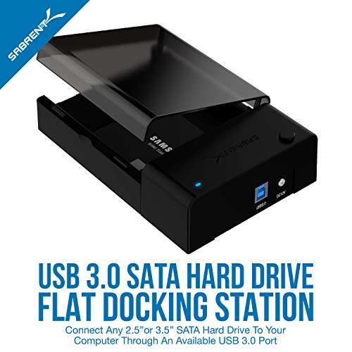 Sabrent Powered USB 3.0 to SATA External Hard Drive Enclosure...