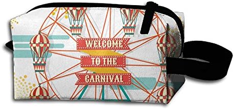 YaoRao Pouch Makeup Toiletry Bag Ferris Wheel Wear Resistance Makeup Bag For Women