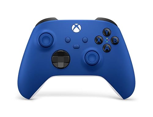 Xbox Core Wireless Gaming Controller – Shock Blue for Series X|S, One, Windows PC, Android, and iOS