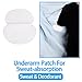 40 PCS (20PR embossed, Individually Wrapped per PR) FDA proved Disposable underarm sweat pads for sweat armpit sweat pads underarm shields underarm sweat guards underarm sweat protectors
