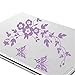GUAngqi Chic Butterfly Flower Bathroom Toilet Laptop Wall Decals Sticker Home Decor