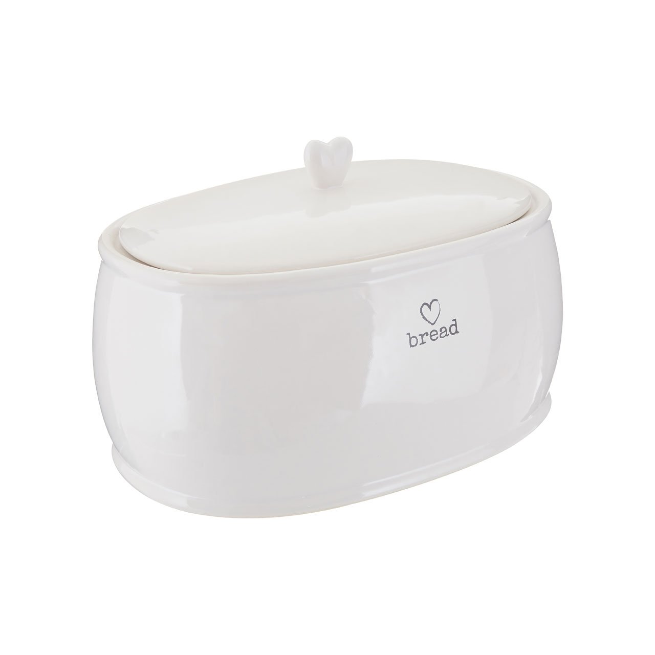 Premier Housewares Charm Bread Crock, White