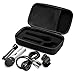 Hard Case Compatible with Audio-Technica ATR2100 USB Cardioid Dynamic USB XLR Microphone. / Shure SM58