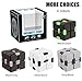 Fidget Cube Infinite Cube Toys - DOULINE Pressure Reduction Toys,Relieves ADHD Anxiety and Boredom ,Kill Time artifact (black/gray)