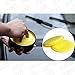 uxcell 10 Pcs Round Shaped Car Auto 4 Inch Dia Sponge Wax Applicator Pads Yellow