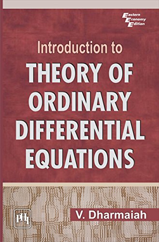Amazon.com: INTRODUCTION TO THEORY OF ORDINARY DIFFERENTIAL EQUATION ...
