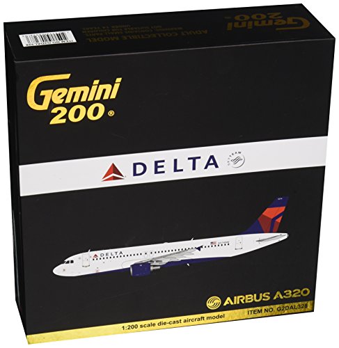 GEMINI Gemini200 Delta A320-200 Airplane Model (1:200 Scale)