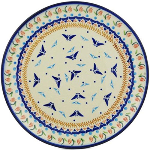 Click Here to See More Images Ceramika Bona H1255H Polish Pottery Ceramic Plate Hand Painted, 10-Inch