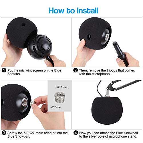 5 InnoGear+Adjustable+Microphone+Suspension+Windscreen