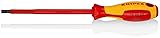 Slotted Screwdriver, 6"-1000V Insulated, 1/4" tip