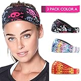 Running Headband Sweat Instant Absorbent Head bands for Women Men, Non Slip Yoga Sweat Headbands for Men women Sports hair band Gym Yoga Crossfit Workout Mens Hair Accessories (Headbands Color A)