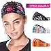 Running Headband Sweat Instant Absorbent Head bands for Women Men, Non Slip Yoga Sweat Headbands for Men women Sports hair band Gym Yoga Crossfit Workout Mens Hair Accessories (Headbands Color A)