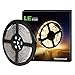 LE 12V LED Strip Light, Flexible, Waterproof, SMD 2835, 300 LEDs, 16.4ft Tape Light for Home, Kitchen, Christmas and More, Warm White