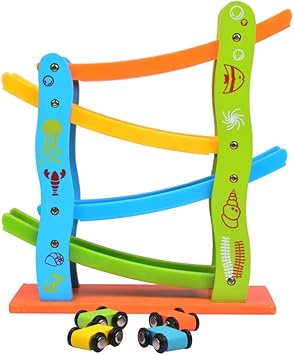 Tiny Souls Wodden Speed Chute Car