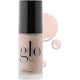 Glo Skin Beauty Luminous Liquid Foundation with SPF 18 (Alabaster) - Mineral Makeup, Improves Uneven Skin Tone, Smooths & Corrects Imperfections, Sheer to Medium Coverage, Dewy Finish