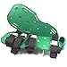 (NEW Version) LTC-Shop Lawn Aerator Shoes with 4 Adjustable Straps and Metal Buckles, Heavy Duty Garden Spikes Sandals for Aerating Lawns, Lawn Aeration Tool for Yard - Free size (Green)