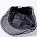 2 Pack of Men's Classic Herringbone Tweed Wool Blend Newsboy Ivy Cabbie Driving duckbill Hat